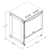 Imagen de Estufa Whirlpool WFRE1300D A/inox.  30" ELECTRICA