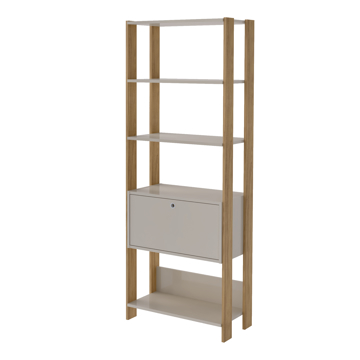 Imagen de Librero Match roble off white