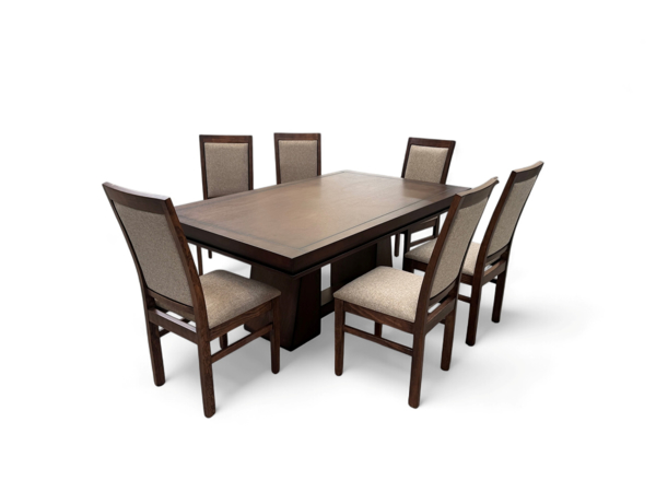 Imagen de Antecomedor Mael 6 Sillas tabaco