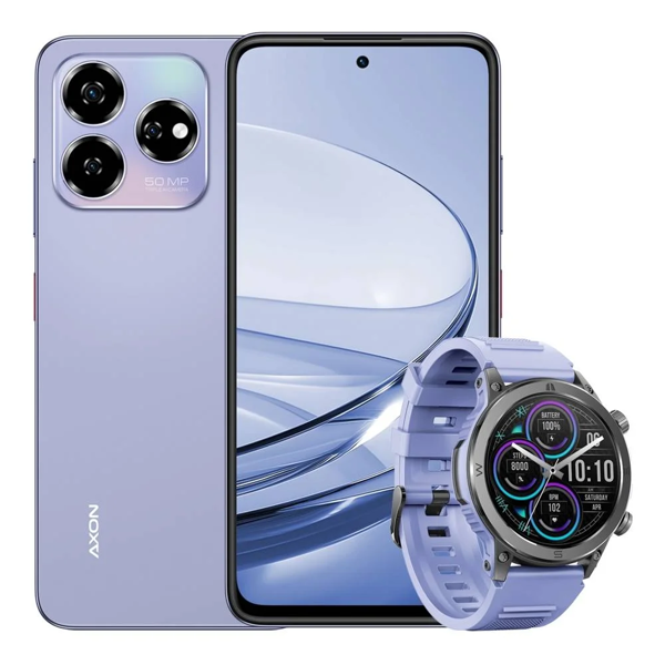 Imagen de Celular Telcel Zte 4g Z2356 Axon 60 Bundle Morado