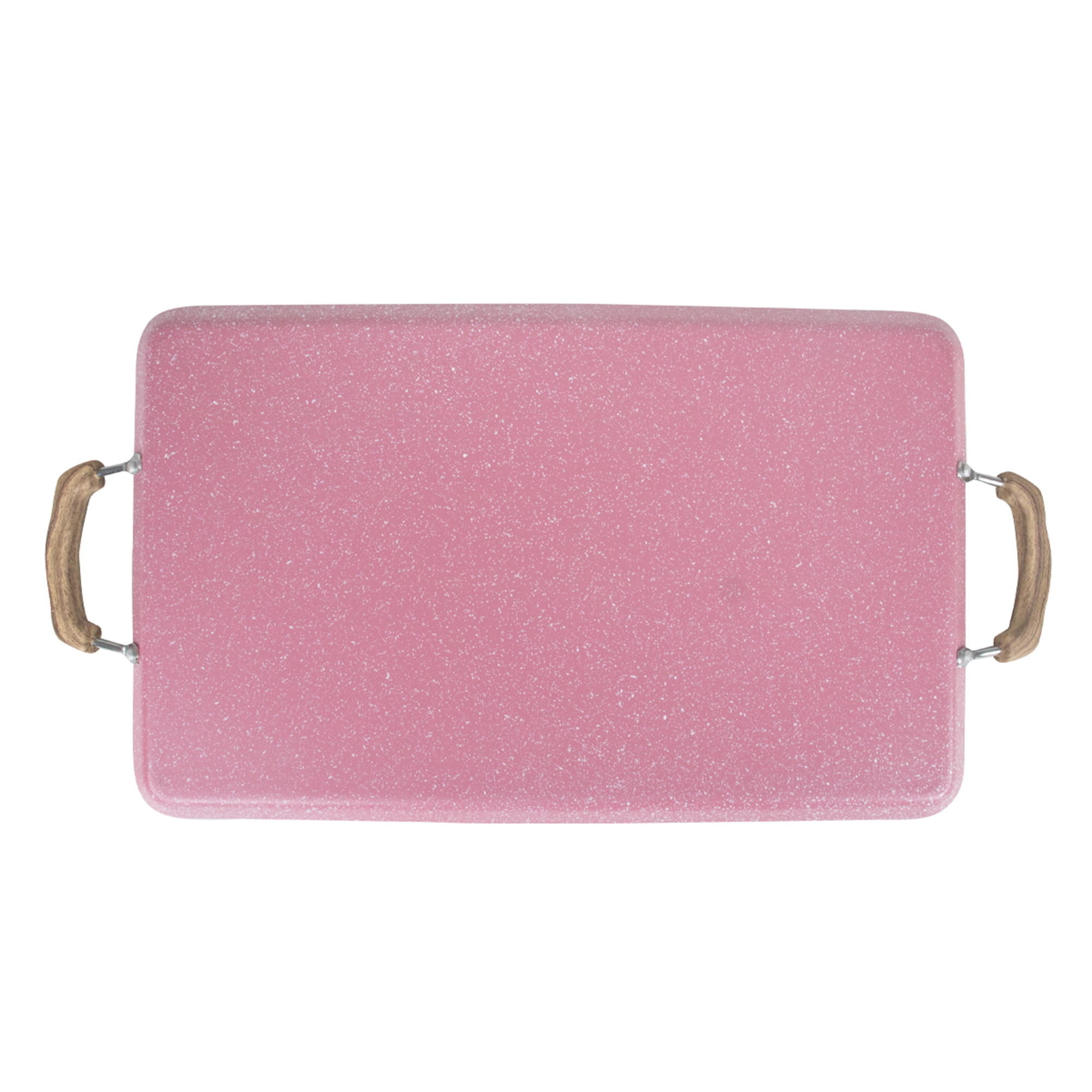 Comal Doble con Antiadherente Marmol Color Rosa CLC001-11 | Mueblería ...