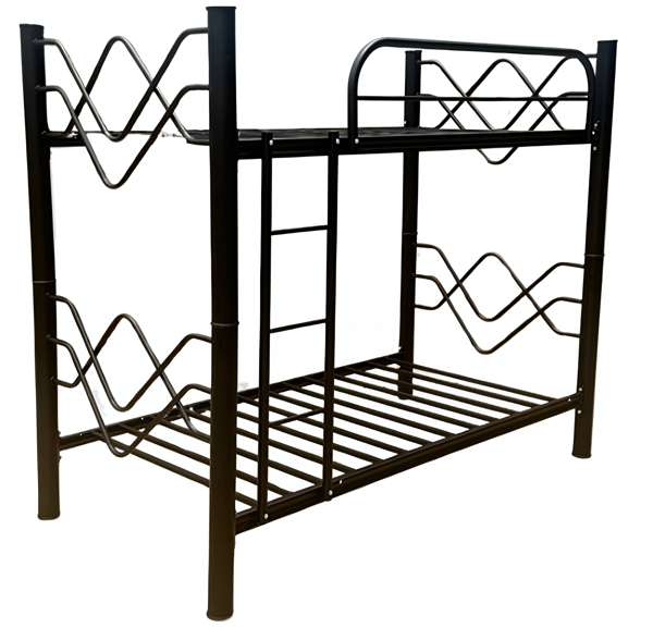 Imagen de Litera Ibiza Individual/individual negro semimate