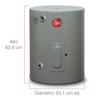 Imagen de Boiler De Deposito Rheem 20 Galones Electrico  127 V