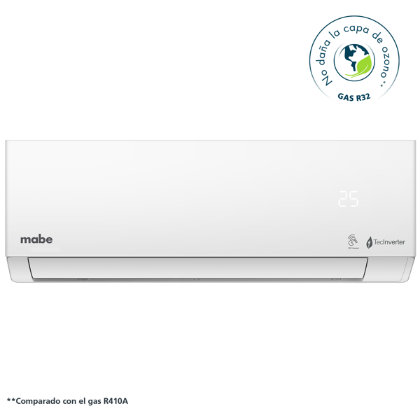 Imagen de Minisplit Inverter Mabe MMI18HDBWCA32ME1 / MMI18HDBWCA32MI1 1.5 TON 220V C/CALEF 