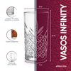 Imagen de Juego de Vasos 6 pza HB Infinity 480ml 1026D Vittori