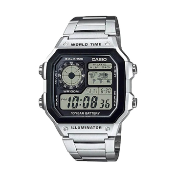 Imagen de Reloj Caballero Casio Ae-1200whd-1avcf Plata/negro