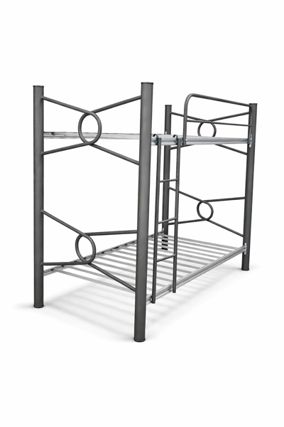 Imagen de Litera Rusia individual/individual gris/oxford