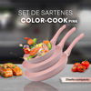 Imagen de Juego de Sartenes REVOLUX de Marmol Granito RV-PAN-3GPINK Color Rosa 20/26/28