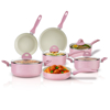 Imagen de Bateria de Cocina REVOLUX Marmol-Granito RV-SET-11PINK Color Rosa