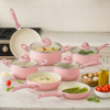 Imagen de Bateria de Cocina REVOLUX Marmol-Granito RV-SET-11PINK Color Rosa