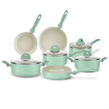 Imagen de Bateria de Cocina REVOLUX Marmol-Granito RV-SET-11Jade Color JADE