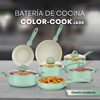 Imagen de Bateria de Cocina REVOLUX Marmol-Granito RV-SET-11Jade Color JADE
