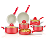 Imagen de Bateria de Cocina REVOLUX Marmol-Granito RV-SET-11RED Color Rojo