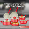 Imagen de Bateria de Cocina REVOLUX Marmol-Granito RV-SET-11RED Color Rojo