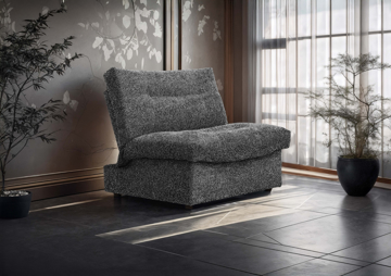 Imagen de Sofa Cama Individual Allan Sce-667 nova dark