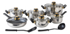 Imagen de Bateria Cinsa 322499 Acero Inox 12 pza VIENA + 2 Utensilios