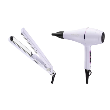 Imagen de Kit De Belleza Babyliss Alaciadora + Secadora Bntlpp60tes Lila