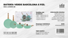 Imagen de Bateria de cocina 6 piezas Barcelona Love Cook LCS005-05 Jade