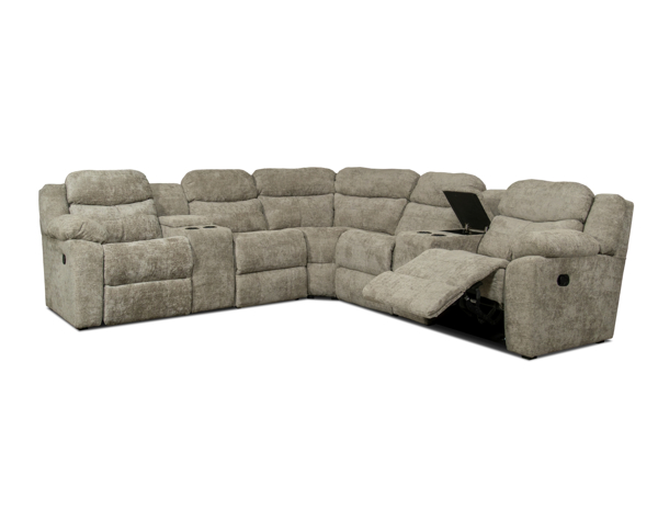 Imagen de Sala Modular Sienna c/2 reclinables Acero