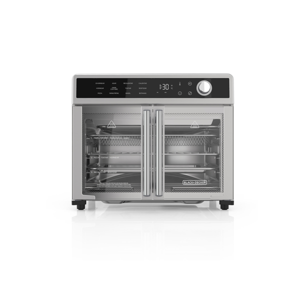 Imagen de Horno con Freidora de Aire de Puertas Francesas Black+Decker TO62D5-1SDLA
