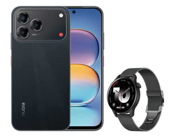 Imagen de Celular Telcel Nubia-zte Z2576 V80 Pro 256 Bundle Negro