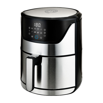 Imagen de Freidora De Aire Masterchef Snap Basket 5L touch MK-AF-5SDT Negra/A. Inox V/E.