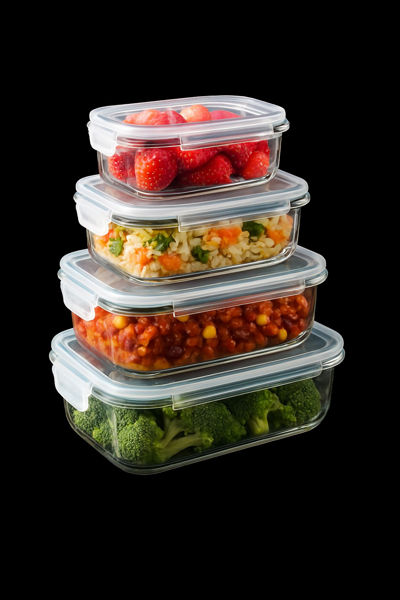 Imagen de Juego de Hermeticos rectangular 4 pza Tangle 5075 Vittori