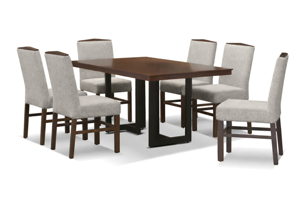 Imagen de Antecomedor Napoles 6 sillas New York Beige