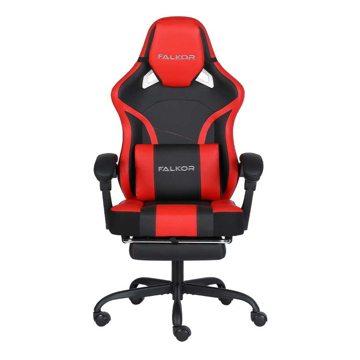 Imagen de Accesorios Computacion Nextep Silla Gamer Ergonmica Falkor Ne-463r Rojo/negro