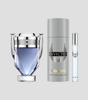 Imagen de Set Locion Caballero Paco Rabanne Invictus Edt 3pzas