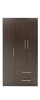 Imagen de Ropero Opalo 90cm ebano