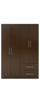 Imagen de Ropero Gemma 120cm nogal