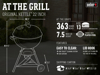 Imagen de Asador de carbón WEBER 741043 Original KETTLE 22"