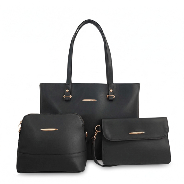 Imagen de Bolsa De Dama Gardi Tote Con Cartera Y Monedero H-96  Negro