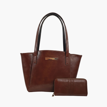 Imagen de Bolsa De Dama Gardi Tote Con Cartera Athena Madera