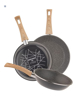 Imagen de Juego de Sartenes 52151802 PRIME 20/24/28 CM GRIS METAL