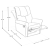 Imagen de Reclinable Electrico Bali Srbex-250