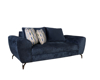 Imagen de Sofa Turquesa tela tejida ocean/ azul