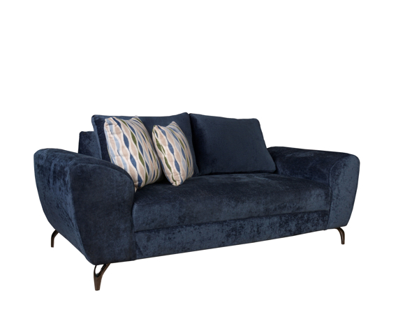 Imagen de Sofa Turquesa tela tejida ocean/ azul