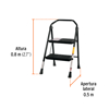 Imagen de Escalera Truper  Tubular Plegable 2 Peldaños Estu-2