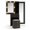 Imagen de Peinador vanity Princenton Platino c/ banco