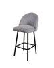 Imagen de Banco tubular Sophie gris claro