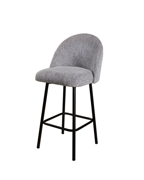Imagen de Banco tubular Sophie gris claro