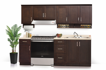 Imagen de Cocina Chicago 2.40 mts nogal