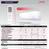 Imagen de Minisplit  Mirage X LIFE SETCLC120J1TON 110V C/CALEF Blanco