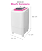 Imagen de Lavadora    Koblenz LCK-60 6 KG Blanco