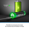 Imagen de Bateria Recargable 4 baterías recargables USB Li-Ion tipo AA, de 2200 mWh BAT-LI-AA4 USB