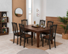 Imagen de Antecomedor tubular Magda 6 sillas chocolate