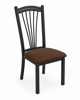 Imagen de Antecomedor tubular Magda 6 sillas chocolate