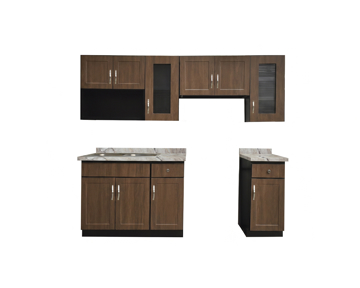 Imagen de Cocina Alicante 2.40mts nogal